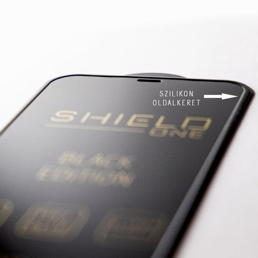 ’SHIELD ONE’ Black edition üvegfólia - mobil tartozék